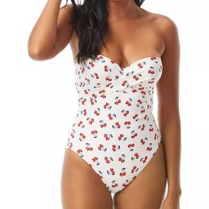 Kate Spade New York Cherry Print Swimsuit NWOT